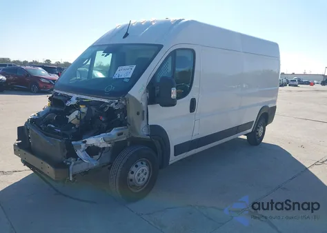 2023 Ram Promaster 2500 High Roof 159 Wb z USA, uszkodzony, nr VIN 3C6LRVDG4PE557381